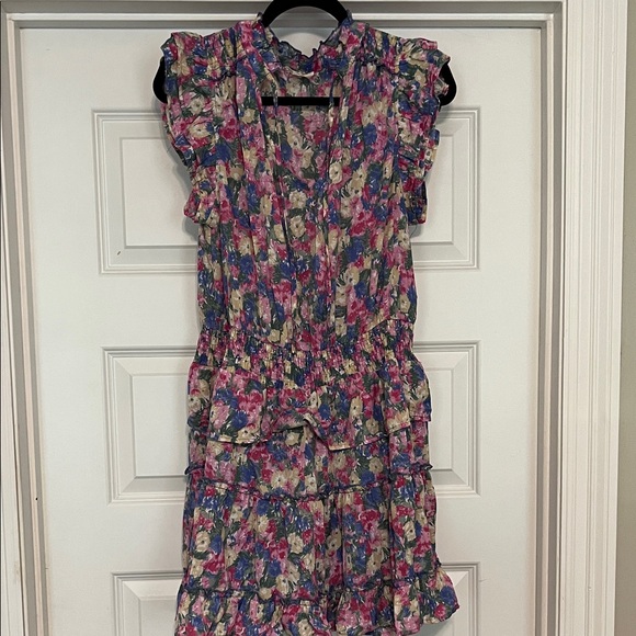 Entro Floral Ruffle Dress - Picture 1 of 5